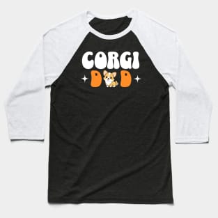 Corgi Dad Baseball T-Shirt